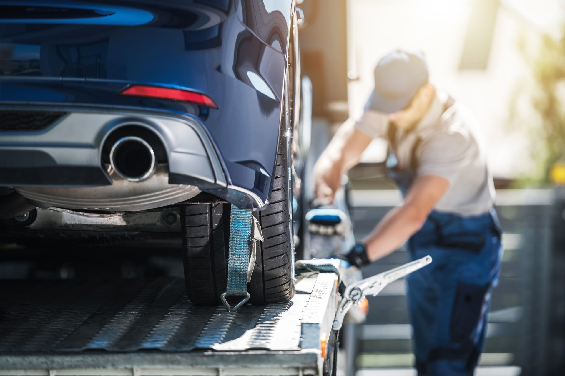 Versand Marke neues Auto zum Händler